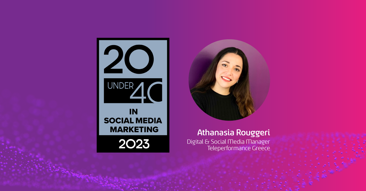 20 under the age of 40 in Social Media Marketing