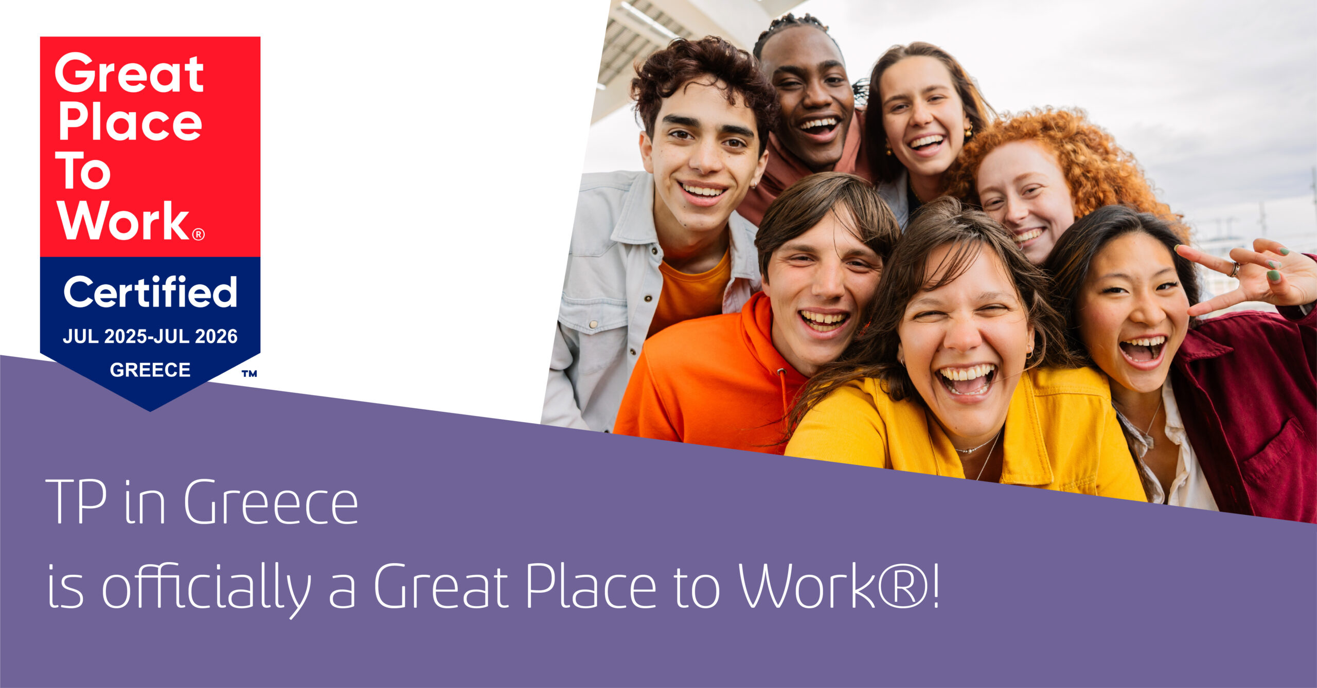TP Greece was recognized as a Great Place to Work for 2025