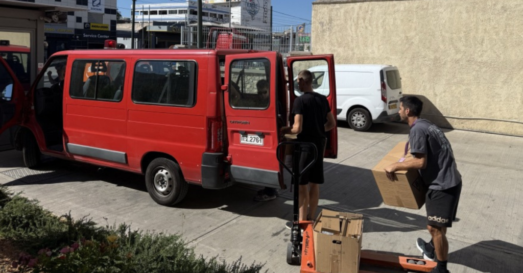 our TP premises in Moschato, we carried out this donation to the Hellenic Fire Department 2025